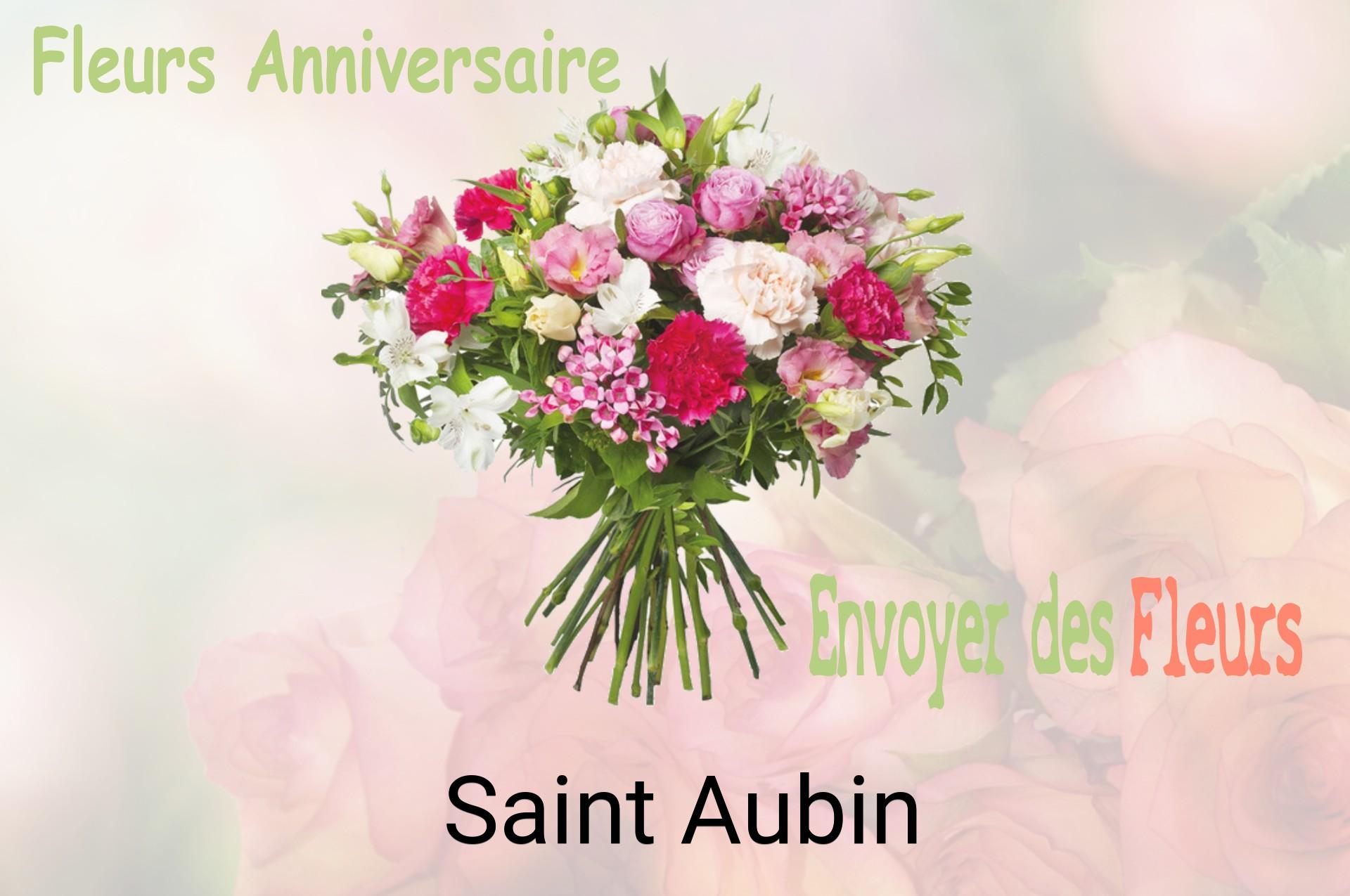 Bouquet de fleurs d’anniversaire livré à Saint-Aubin