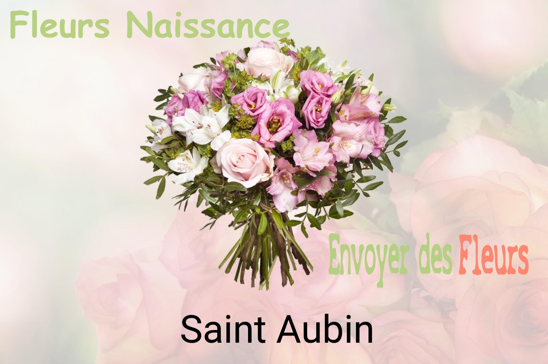 Bouquet de fleurs de naissance livré à Saint-Aubin
